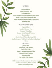 Load image into Gallery viewer, Banquet Catering Menu
